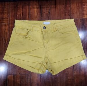 H&M Yellow Shorts